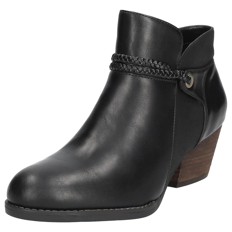 Bella Vita Women's Audrina Boots, Black, 7.5 UK