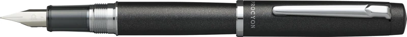 プラチナ万年筆 Platinum Procyon PNS5000-1 Fountain Pen/Nib Thicknesses: F Fine/Colour: Shadow Mica Black/Black/Handmade/with Gift Box/Fountain Pen, Pack of 1