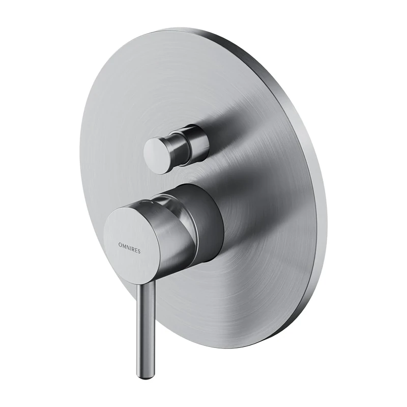 Omnires Y1235NI Bathroom Shower and Bath tap which is Mount Under The Plaster Y-nickel-Y1235NI, Nickel