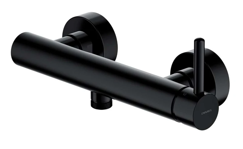 Omnires Y1240BL Bathroom Shower tap Y-black-Y1240BL, Black