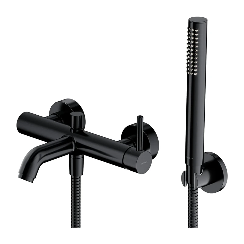 Omnires Bathroom tap for Bath with a Shower Set Y - Black - Y1231BL