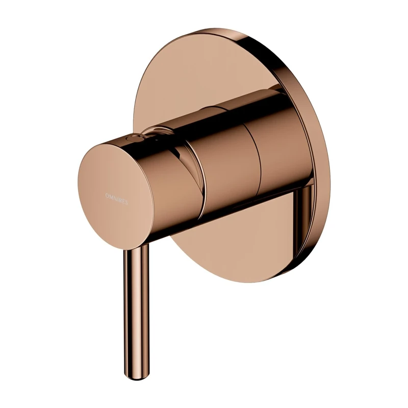Omnires Y1245CP Bathroom Shower tap which is Mount Under The Plaster Y-copper-Y1245CP, Copper