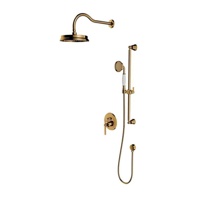 Omnires SYSAM20GL Shower System which is Mount Under The Plaster Armance-gold-SYSAM20GL, Gold