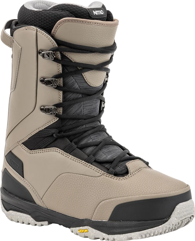 Nitro Snowboards Men's Venture Pro Lace Snowboard Boot, MUD, 28.5