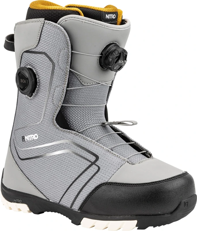 Nitro Sentinel Boa Snowboard Boots, Grey, MP 28.5 // EU 43 1/3 // US 10.5