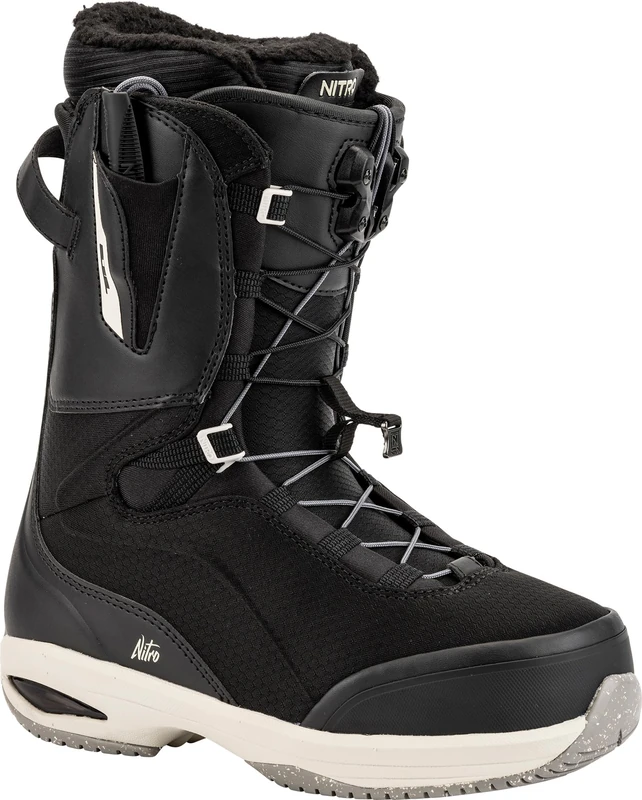 Nitro Women's Faint TLS Snowboard Boat, Black Sand, 27.5