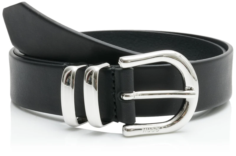 HUGO Women's Nora-MLoop_Sz30 Belt, Black1, 70
