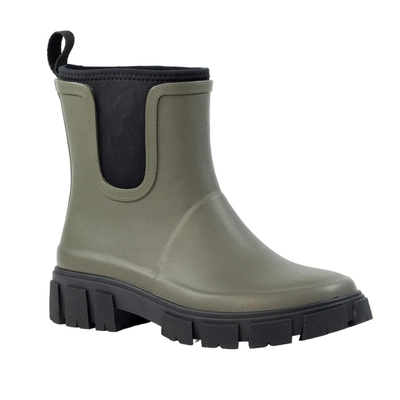 Ladies Lake Olive Ankle Wellington 6 Olive