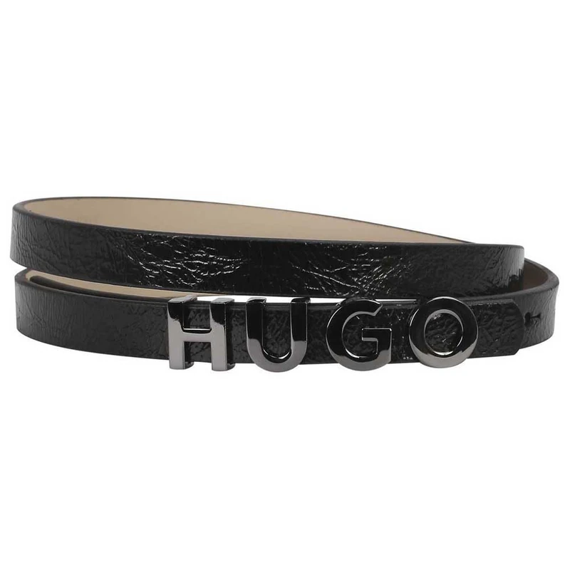 HUGO Women's Zula-Cra_Sz15 Belt, Black1, 70