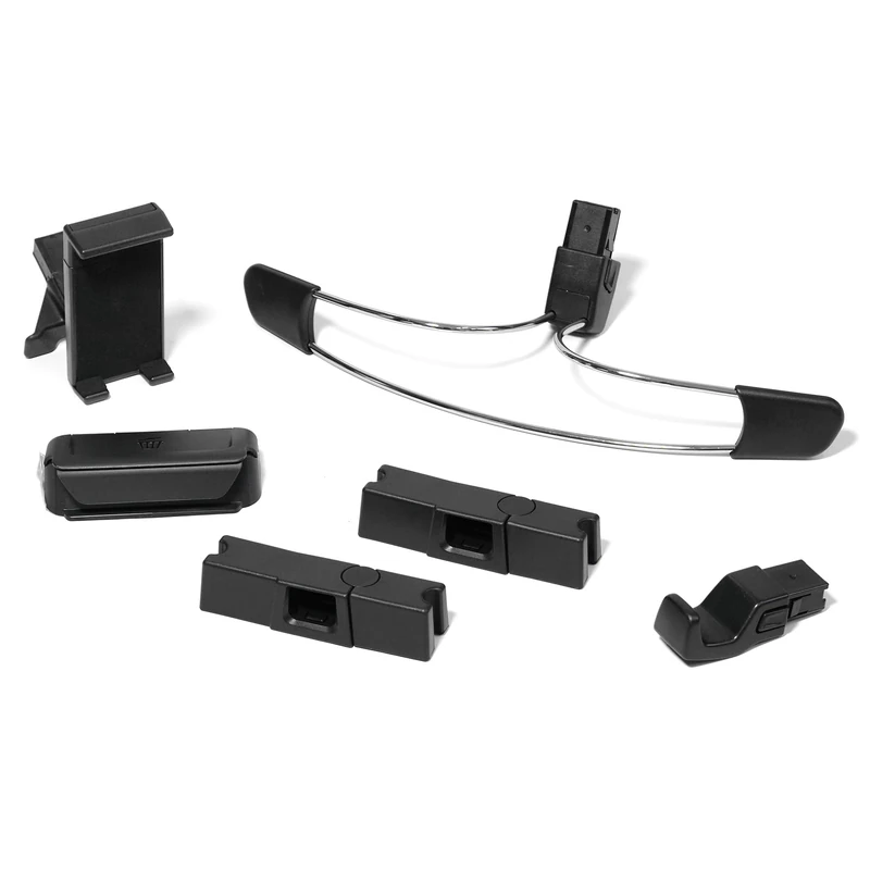 Skoda 000061122E Smart Holder Headrest Holder, Comfort Pack of 6: 2 x Adapters, 1 x Tablet Holder, 1 x Clothes Hanger, 1 x Bag Holder, 1 x Waste Bin *** Not for Sports Seats *** - Image 1