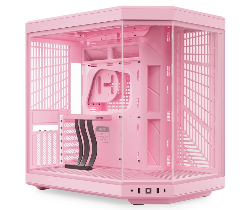 Hyte Y70 Dual Chamber Atx Mid Tower Modern Aesthetic Case Strawberry Milk E-Atx/