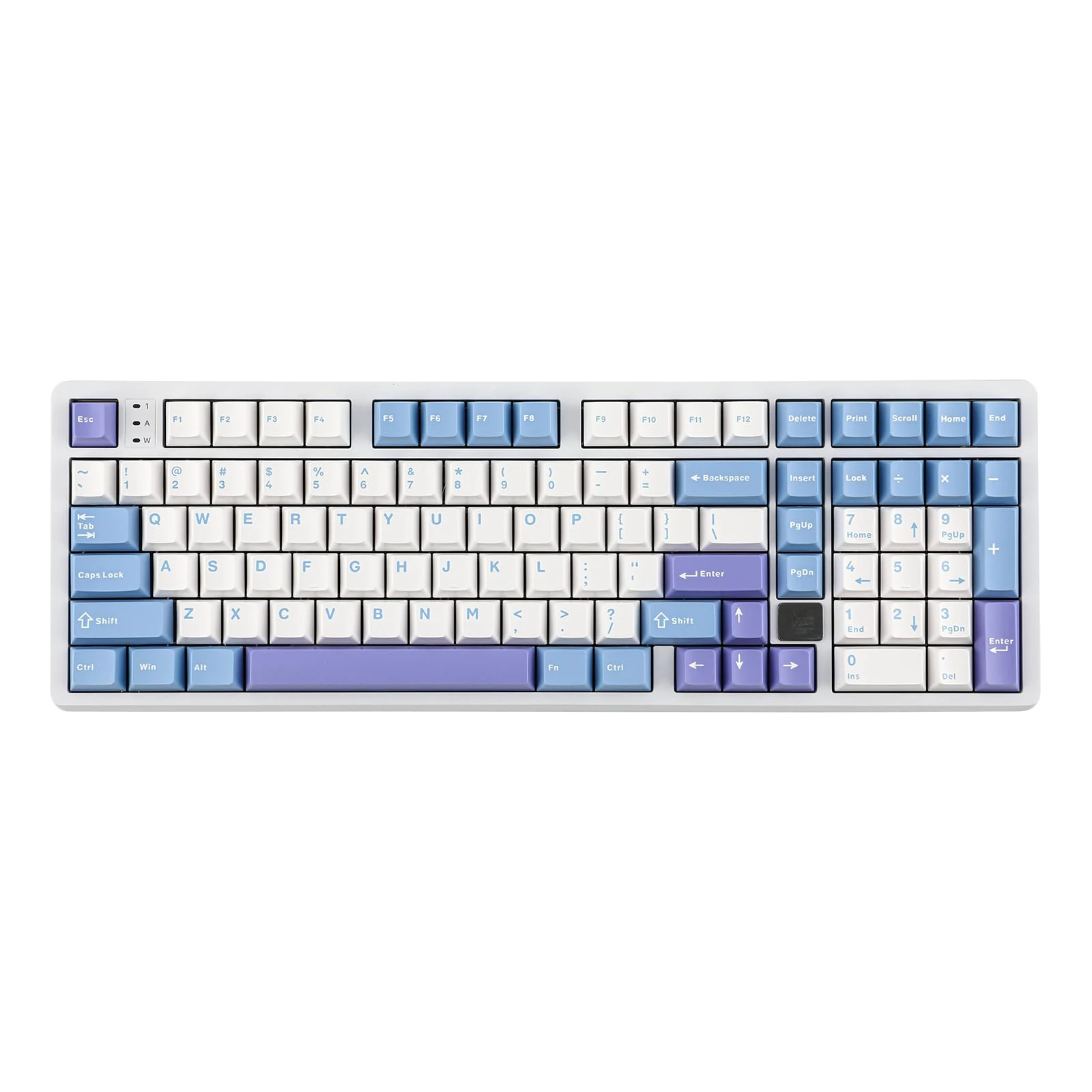MechLands LEOBOG Hi98 Aluminum Alloy Wired Gaming Keyboard, 98% Hot Swappable Custom Keyboard, Programmable Gasket-mounted Mechanical Keyboard with FR4 Plate, NKRO, RGB for Win/Mac/Linux (White)