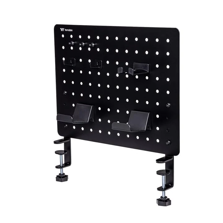 Thermaltake GEA Gaming Desk Pegboard Perforated Board Medium Black - Image 1