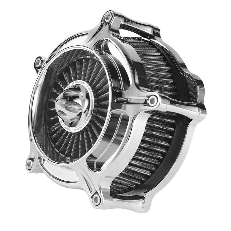HEYOMOTOR Air Filter Cleaner for Harley Davidson Air Intakes Sportster XL 883 1200 Models Grey