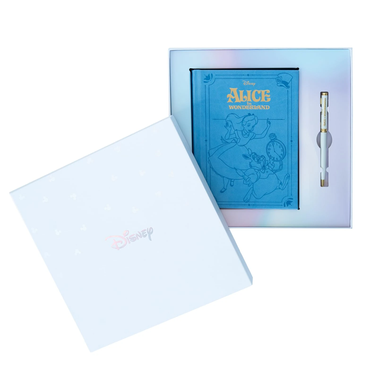 Grupo Erik A5 Notebook With Pen & Gift Box - Disney Alice in Wonderland | Lined Notebook, Note Book A5 Lined | Cute Stationery Gifts, Disney Gifts