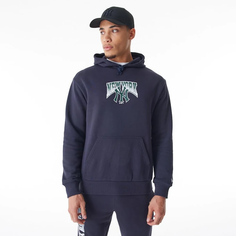 NEW YORK YANKEES BASEBALL Hooded Pullover Navy