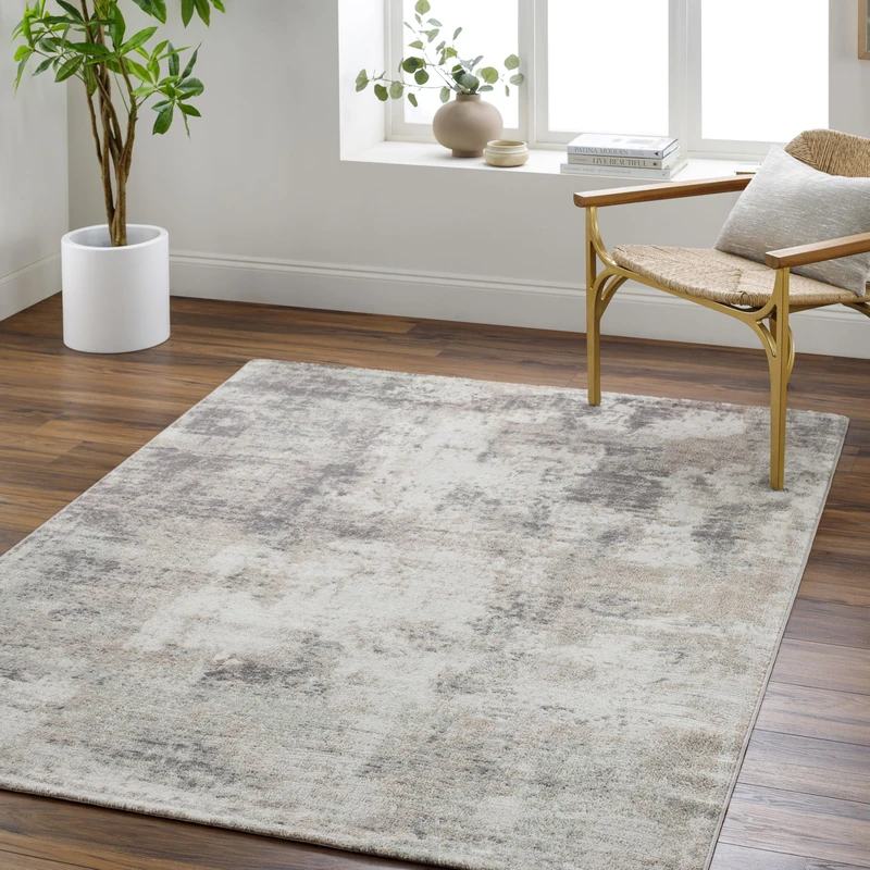 Livabliss Caden Abstract - Area s Living Room 200x275 cm, Dining Room, Lounge, Kitchen, Bedroom - Modern Marble Large, Soft Luxurious Easy Care Medium Pile, Grey, Green, Brown, White