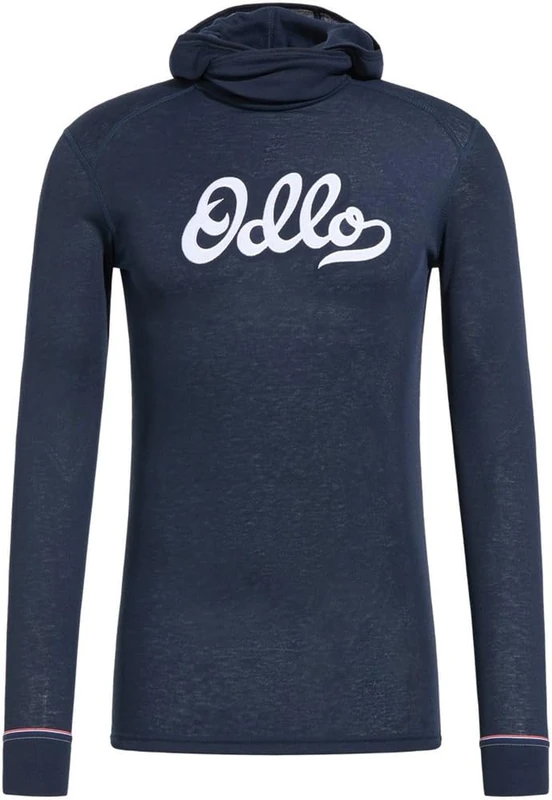 Odlo Men's Thermounterwäsche Herren Active Originals I Langarm Thermoshirt I Warme Skiunterwäsche Shirt, Dark Sapphire, XXL