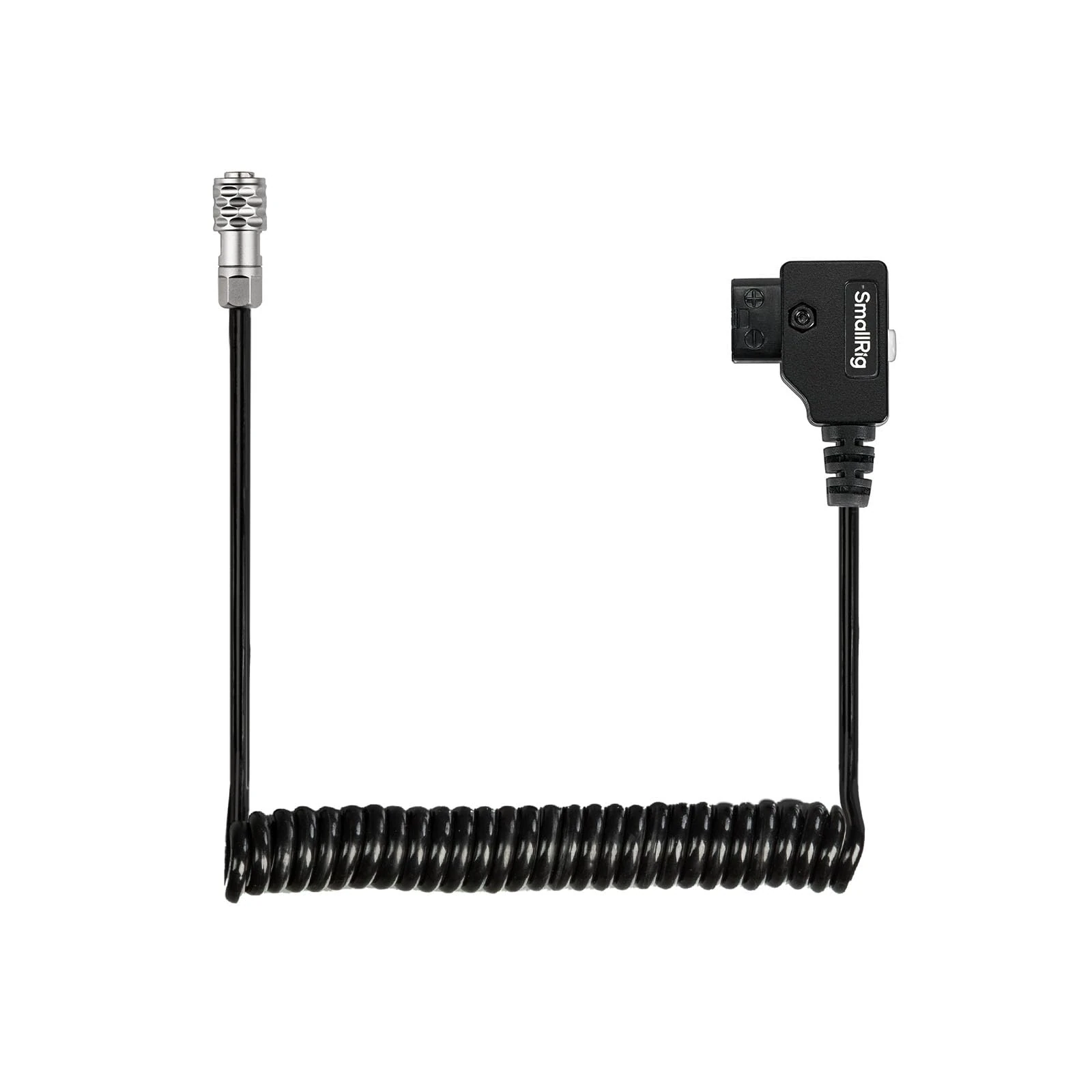 SMALLRIG D-TAP to BMPCC 4K/6K Coiled Power Cable Suitable for Blackmagic Pocket Cinema Camera 4K / 6K for V Mount Gold Mount Battery, Weipu SF6 2 Pin Female to P Tap, 15 inch - 47 inch Length - 4761