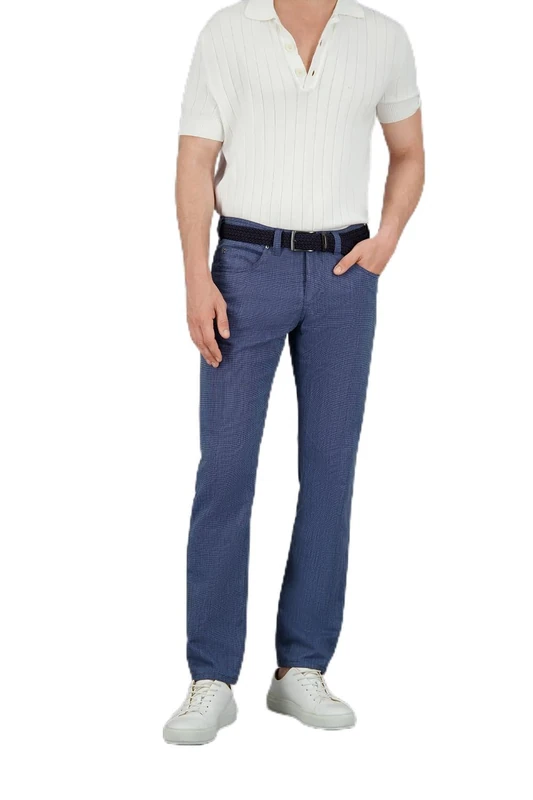 Gardeur Men's Bill-3 Trouser, Navy, 34 W/30 L
