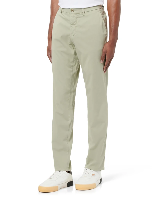 Gardeur Men's Tonic Trouser, Khaki, 33 W/34 L