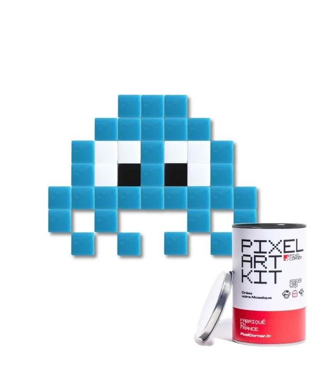 Pixel Corner Little Alien(s) Light Blue - Pixel Art Kit
