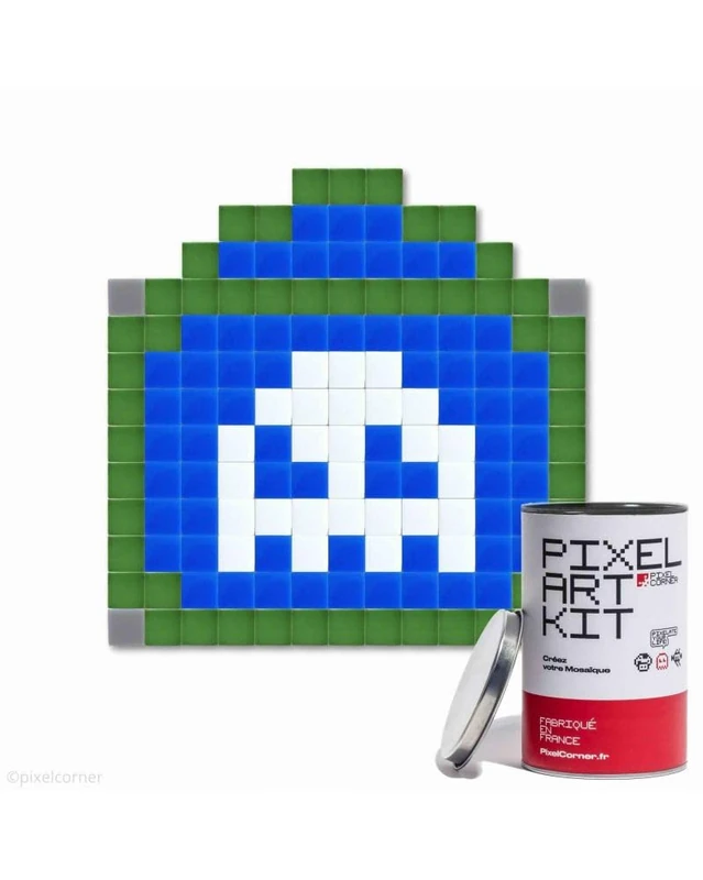 Pixel Corner - Paris Street(s) Medium - Pixel Art Kit, Blue