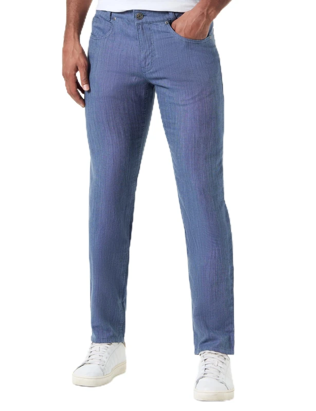 Gardeur Men's Bill-3 Trouser, Navy, 34 W/34 L