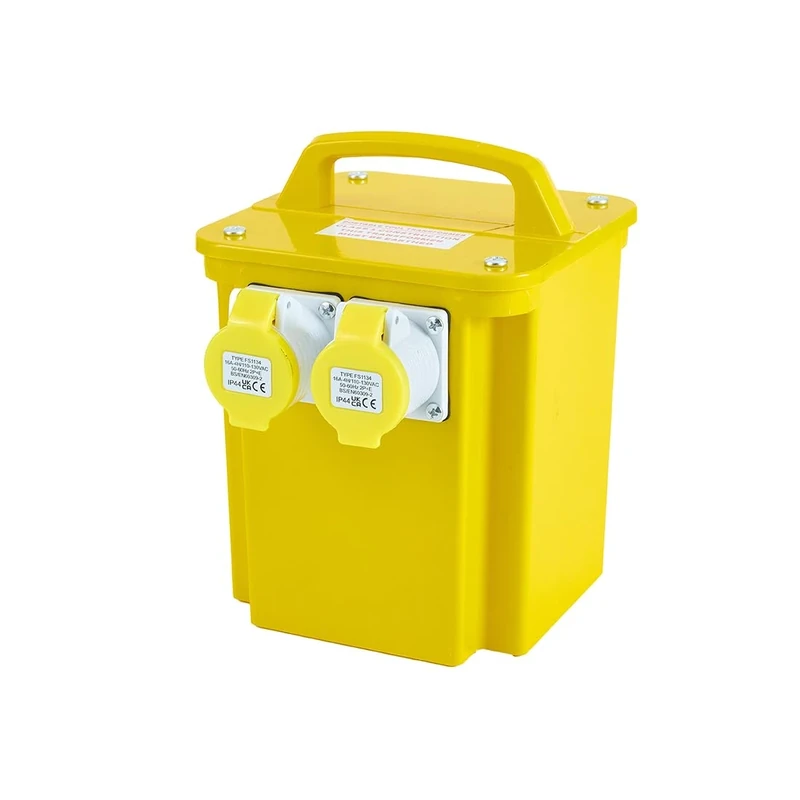 3.3KVA Transformer 240V to 110V / 110V to 240V – Heavy Duty Step Up & Step Down Site Transformer – Industrial Single Phase Power Converter for Construction & Workshop Use