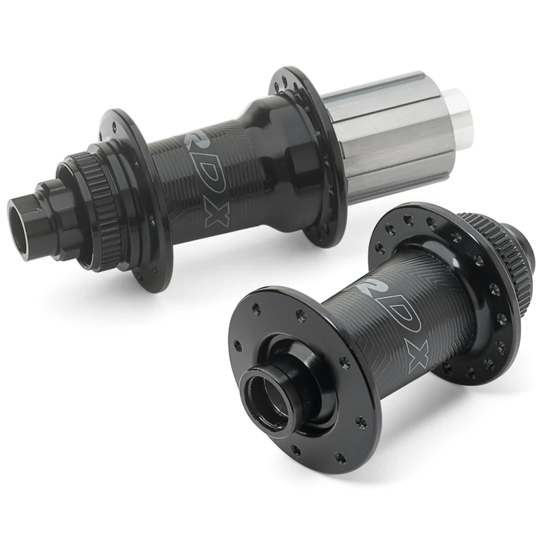 MICHE R-DX Road Disc Brake Hubs, Black, Compatible with Shimano HG