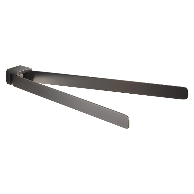 Gedy Pirenei Gun Metal Double Articulated Towel Rail