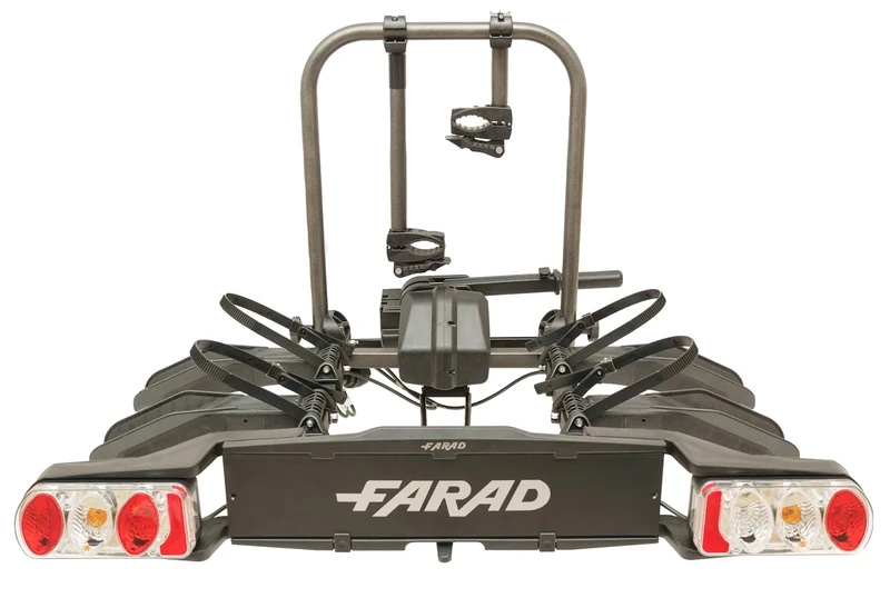 FARAD Bicycle Carrier for Susa Towing Hook for Bicycles Also E-Bikes and Fat-Bikes (2 Bikes)