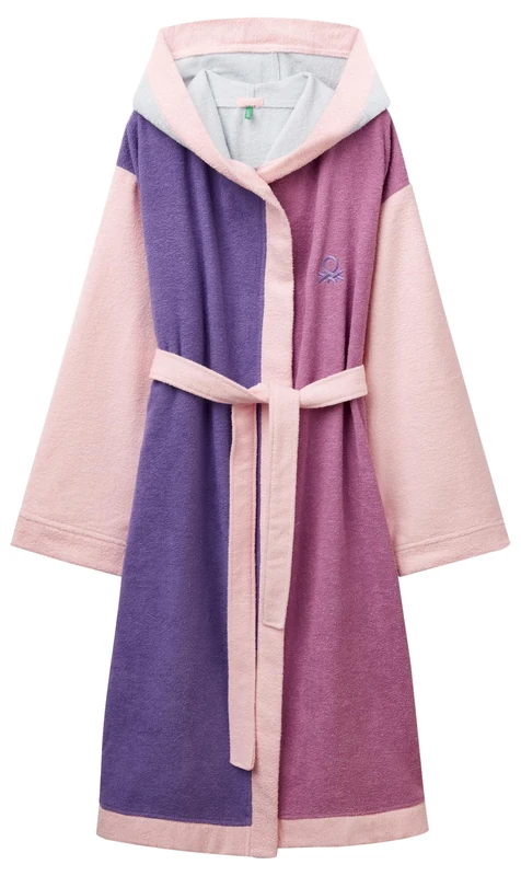 United Colors of Benetton Unisex Adult Bathrobe, multicolour, L