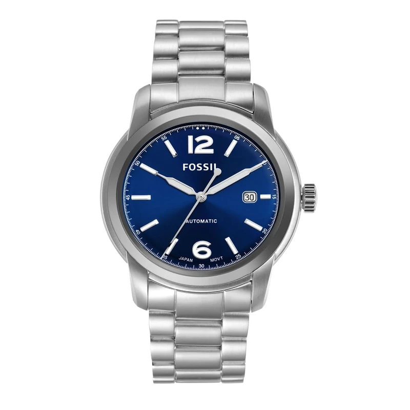 FOSSIL Heritage Watch for Men, Automatic Movement with Stainless Steel or Leather Strap