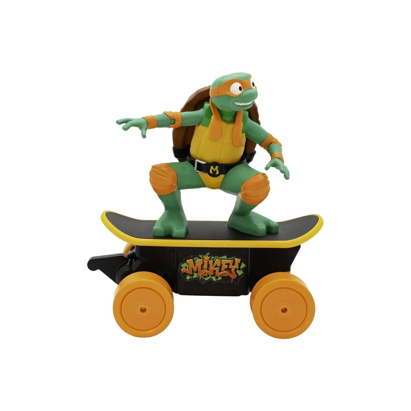 Teenage Mutant Ninja Turtles Mikey Cowabunga Skate RC Car Toy, Imitates Real Skate Tricks, Ages 5+