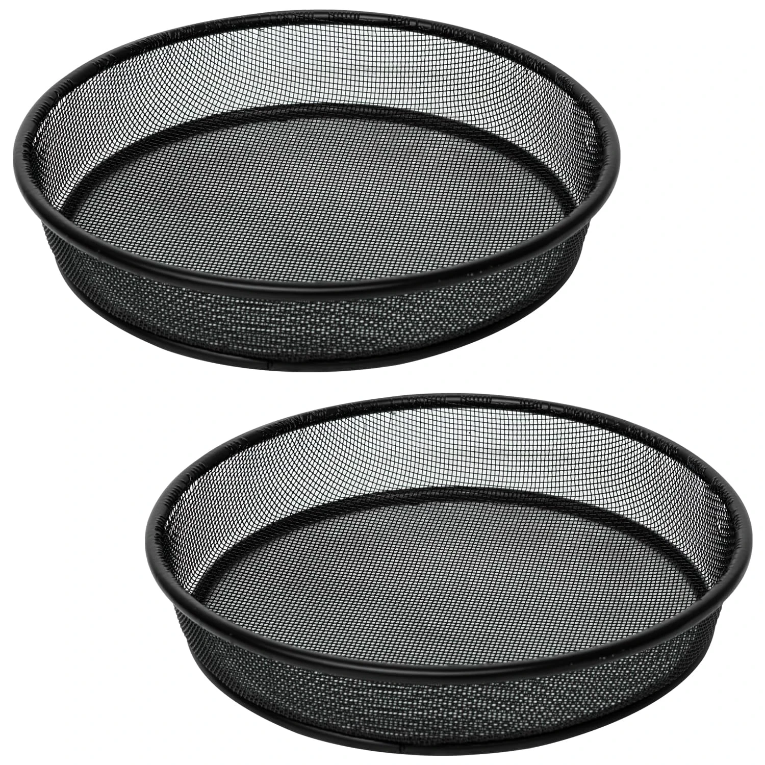 Woodside Universal Metal Mesh Bird Seed/Nut Dish for use with Feeding Stations, Outdoor Garden Bird Feeder, Pack of 2