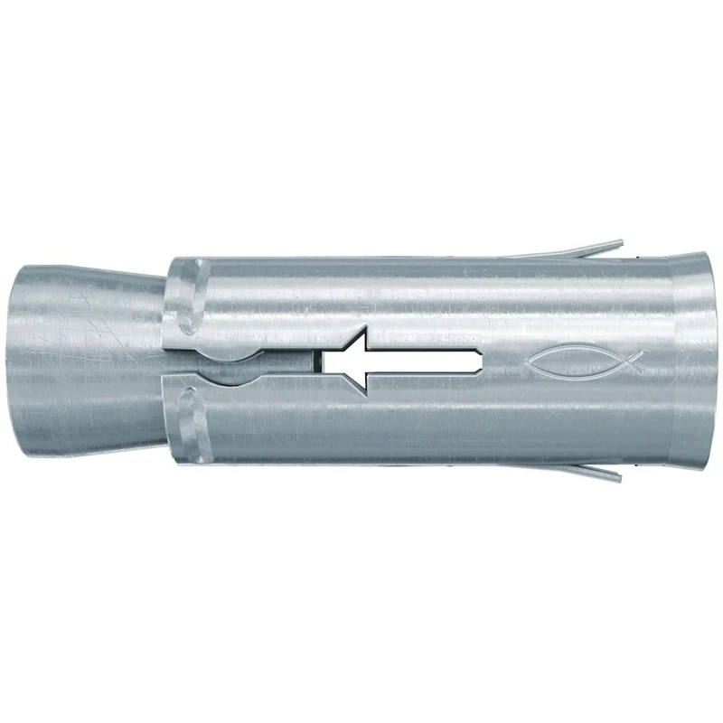 fischer FHY M8 Electro-galvanised Wall Plugs for Cellular Tiles and Hollow Ceilings/Box of 25, One Size