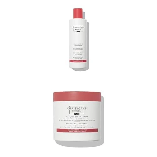 Christophe Robin Regenerating Shampoo and Regenerating Mask Duo 250ml