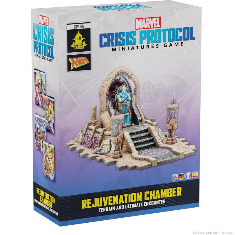 Asmodee Atomic Mass Games | Marvel Crisis Protocol: Rejuvenation Chamber Ultimate Encounter | Miniatures Expansion | Ages 14+ | 2 Players | 90 Minutes Playing Time