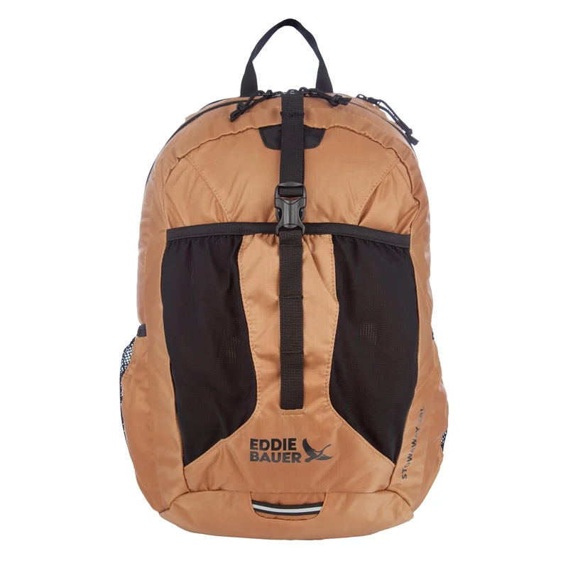 Eddie Bauer Unisex's Stowaway Packable Backpack-Made from Ripstop Polyester Hiking-daypacks, Tobacco, 30L US