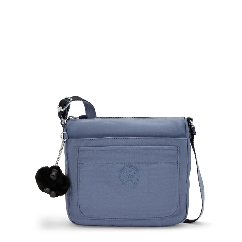 Kipling Women's Sebastian Crossbody, Super Light, Durable Messenger, Shoulder Bag, Blue Lover, 8.75''L x 9''H x 1''D