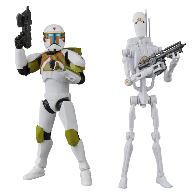 Star Wars The Black Series Clone Commando & B1 Battle Droid Battlefront II Collectible 15-cm Action Figures - Image 1