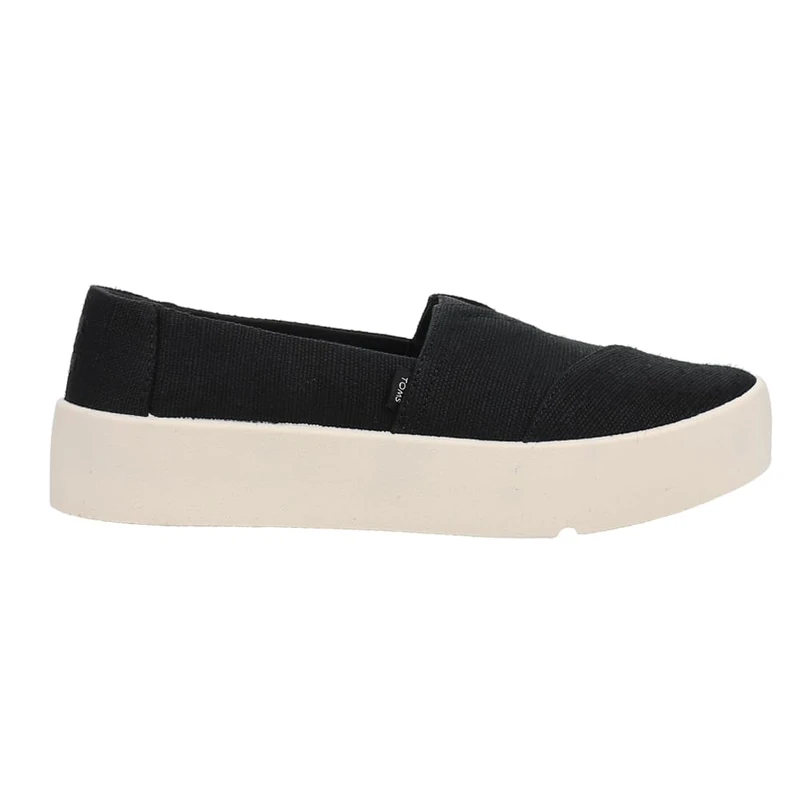 TOMS Women's Verona Slip On Sneaker, Black Heritage Canvas, 7.5 UK - Image 1