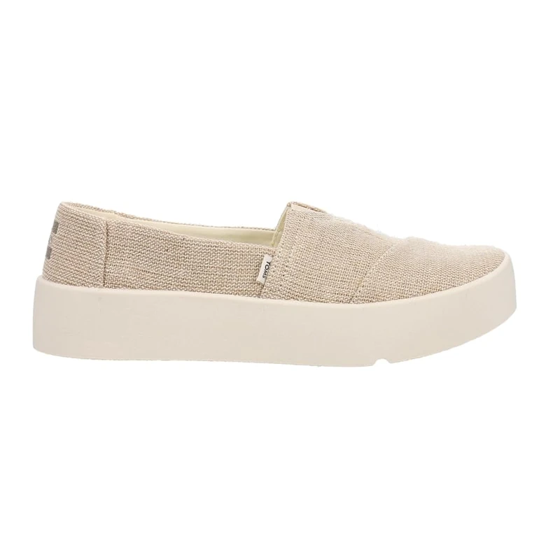 Toms Women's Verona Slip On Sneaker, Natural Undyed Heritage Canvas, 6 UK
