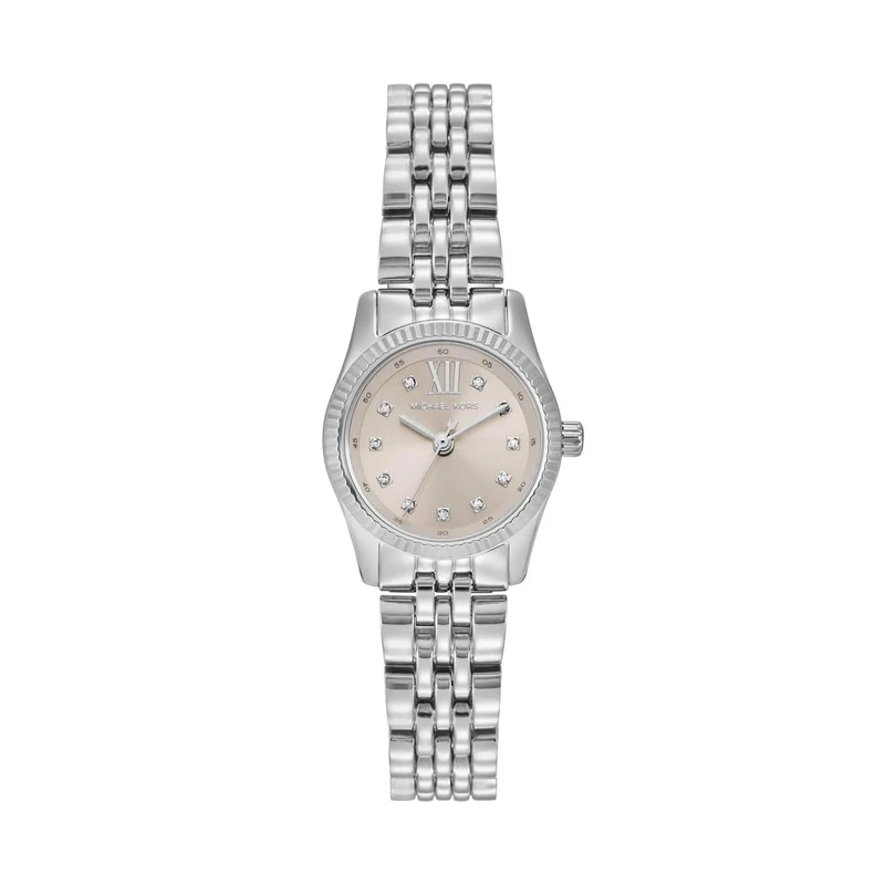Michael Kors Lexington Women's 26MM Silver-Tone Stainless Steel Watch, MK4843