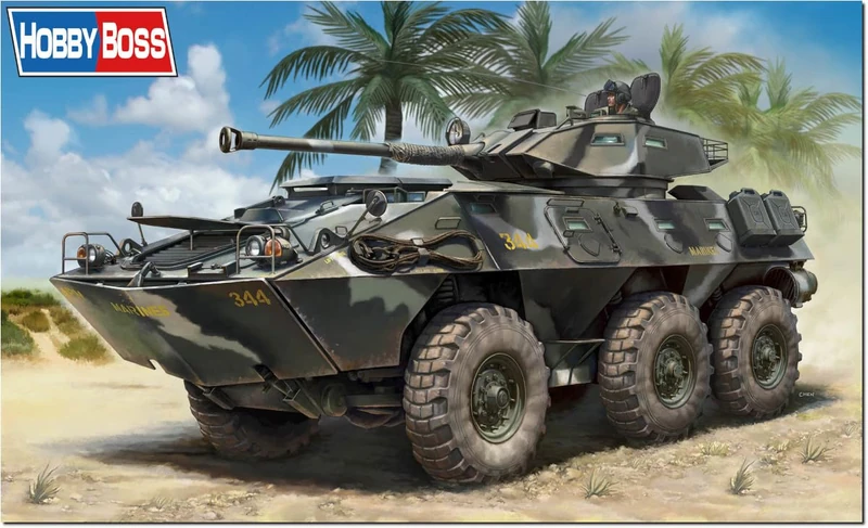 Hobbyboss 1:35 LAV300 90mm Cockerill Gun Scale Model Kit