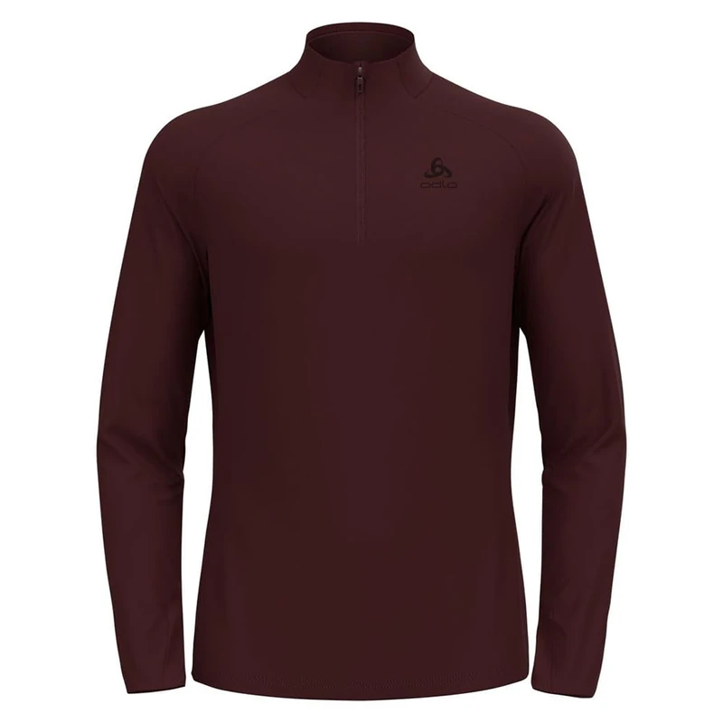 Odlo Men's Fleecepullover Herren Essential Light I Midlayer mit Halbreißverschluss I Langarm Wandershirt Mid Layer, Fudge, XXL
