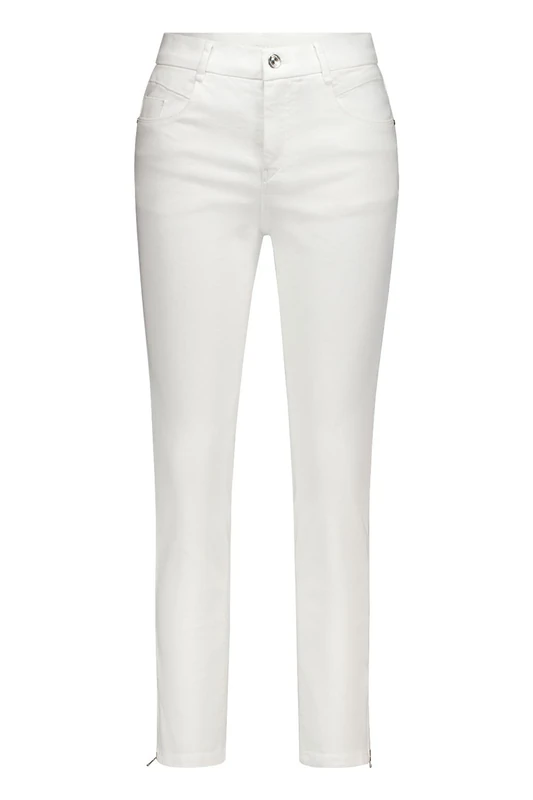 Atelier GARDEUR Women's Zuri121 Trouser, White (White Denim), 12