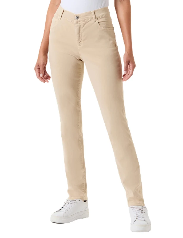 Atelier GARDEUR Women's Zuri122 Trouser, Sand, 18