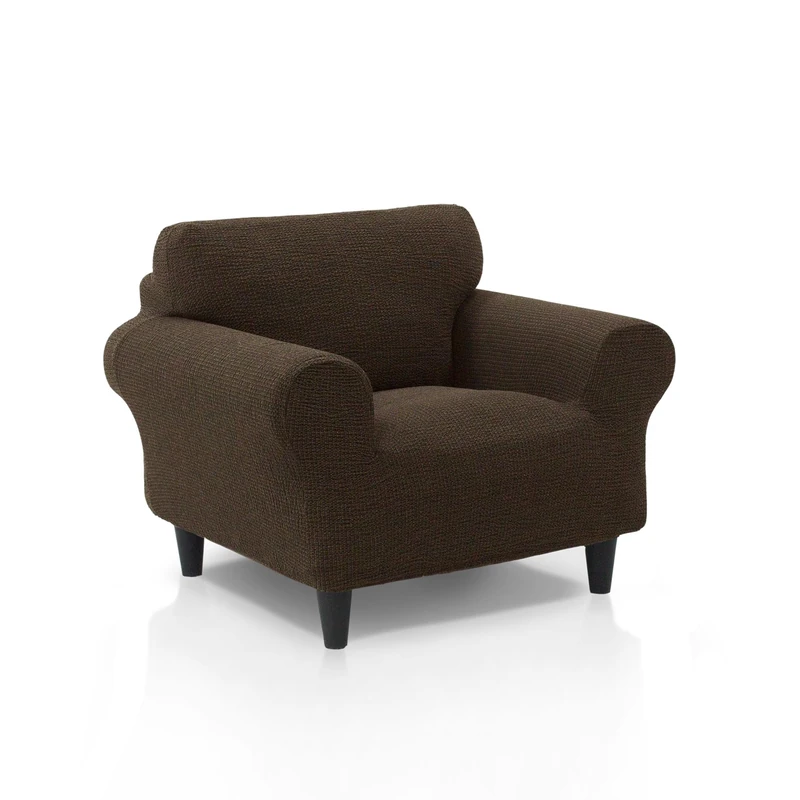 ECOMMERC3 | Sofa-1 Seater Super Elastic Soft Touch 100% Made in Spain – Suede Sofa Cover Includes Foam Sticks for Adjustment